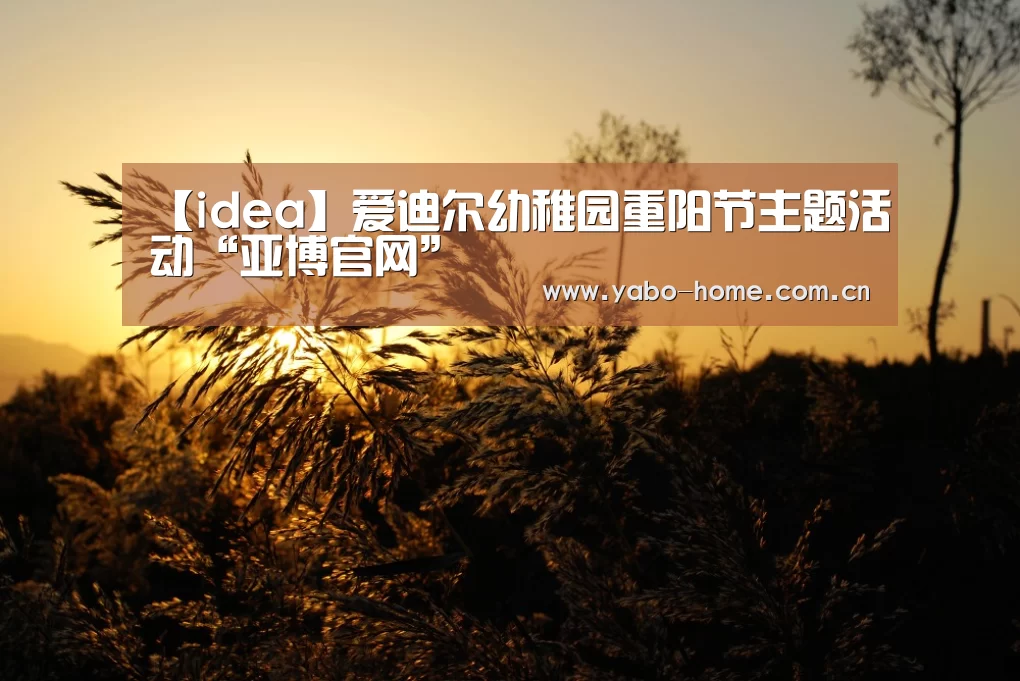 【idea】爱迪尔幼稚园重阳节主题活动“亚博官网”(图3) 惊喜不断。亚博体育支持多种安全便捷的充值与提款方式